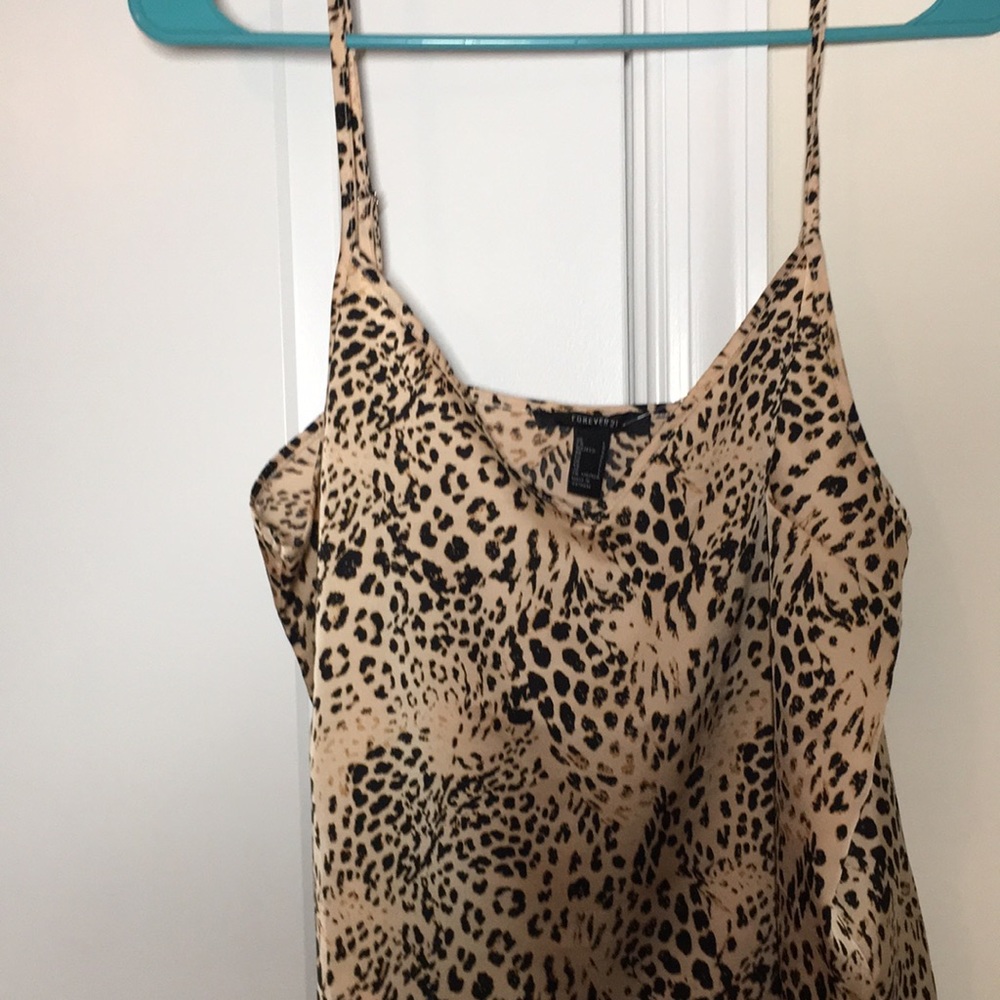Leopard Print Cami Top - Picture 2 of 6